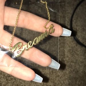 Name necklace: Breanna